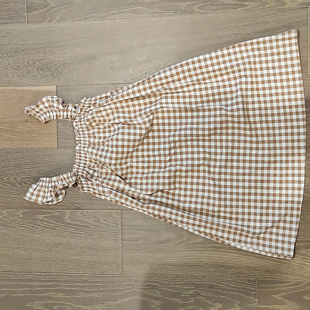 Petal and Pup Gingham Dress